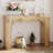 47 Inch Farmhouse Console Table, Narrow Wood Entryway Table Behind Couch-600922624