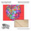 Takun Williams Raspberry Wood Slat Art-422721771