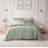 4PCS King/Cal King Velvet Duvet Cover Set with Throw Pillow