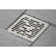 Kingston Brass BSF6310ORB Watercourse Transit 4" Square Grid Shower Drain, Oil Rubbed Bronze