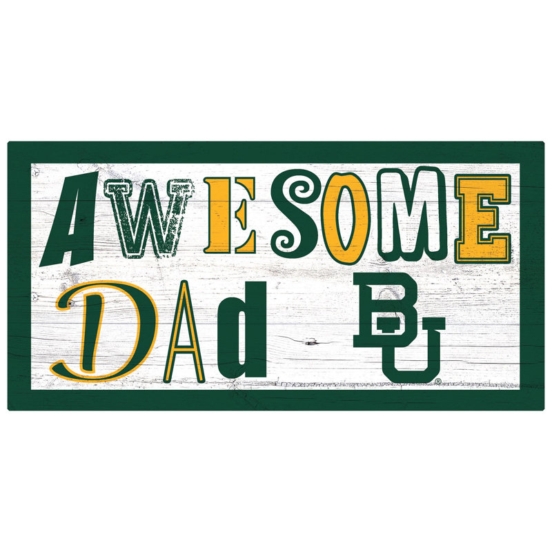 Industrial Entertainment Wall Decor, Baylor University