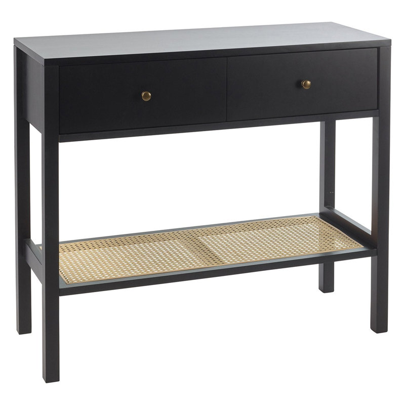 Tenaya 95cm Console Table, Black