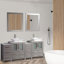  Ensemble de meuble-lavabo double 72 "avec miroir-23188987