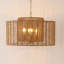 Luminaire suspendu tambour 4 lumières Catalonia Longino-453781428-453781431