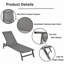 Chaise longue inclinable longue 75 "-2095298991