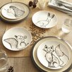 plates decorated with forest animals