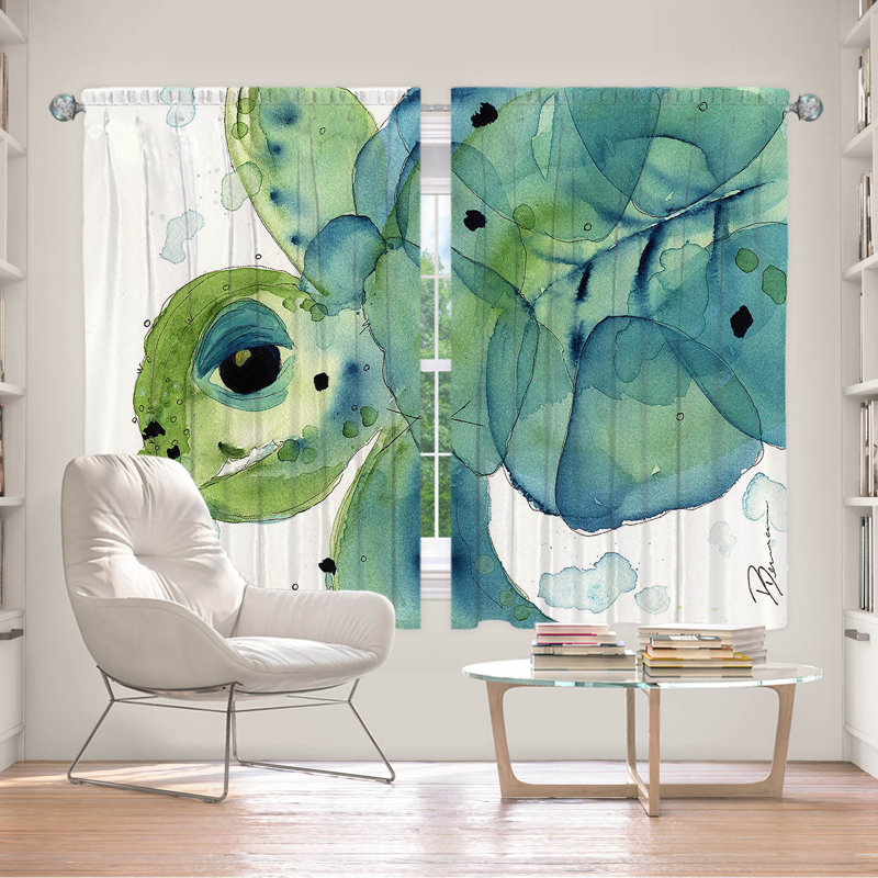 Fazio Room Darkening Curtains / Drapes Pair, 40" W x 52" L