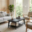 Four Leg Coffee Table with Storage-1195094910