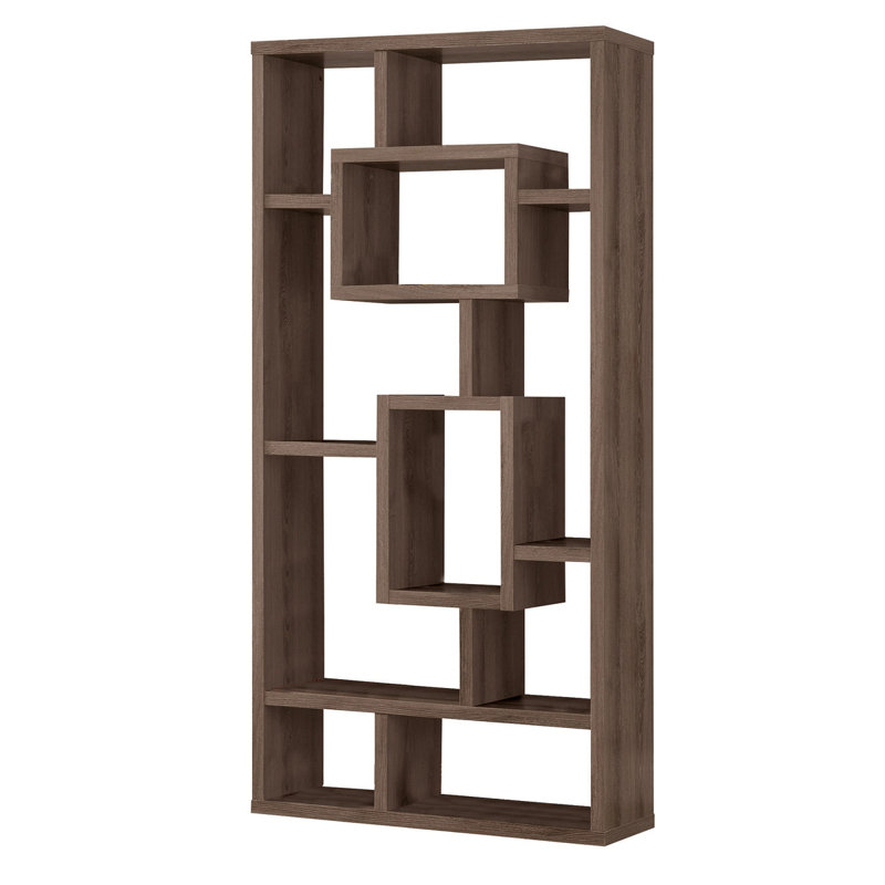 Edalyn Splendid Geometric Cubed Rectangular Bookcase