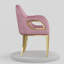 Fauteuil en velours Absar