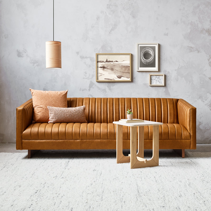 Wallace Sofa, Tucson Sienna Leather