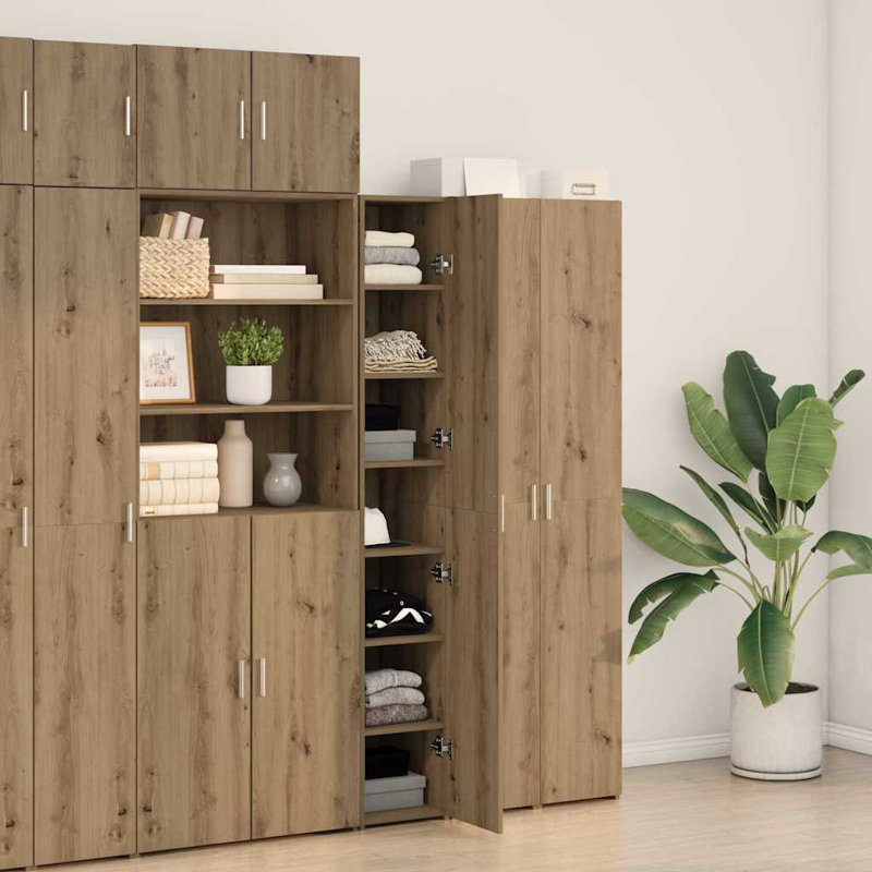 Highboard 30X42.5X185 Cm Engineered Wood, Artisan Oak