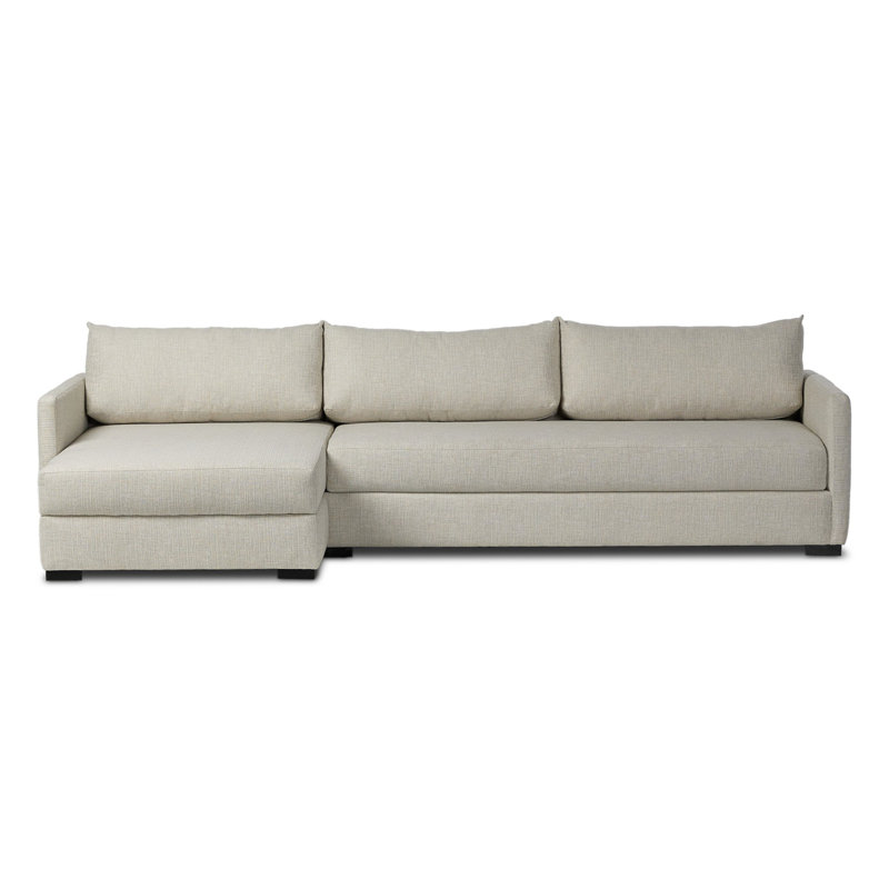Wickham Leather 2 - Piece Chaise Sectional, Left Arm Facing