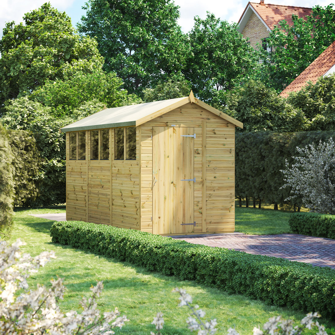 Powersheds 12 x 6ft Premium Pressure Treated Timber Apex Garden Shed