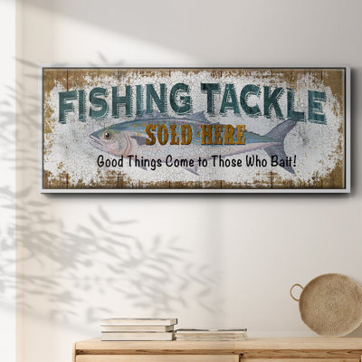 Fishing Tackle- Framed Canvas