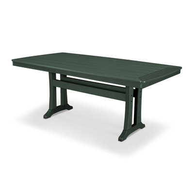 Table de salle à manger à tréteaux nautiques 38 po x 73 po