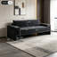 Canapé en chenille 3 places avec accoudoirs larges, coussin épais et dossier ergonomique pour un confort ultime-129170903-129170906