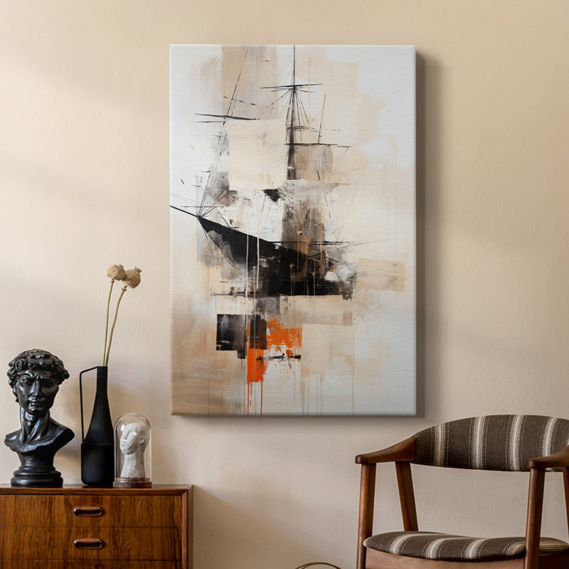 NAUTICAL Series CCGLXV - Gallery Cavas, H 18 po x l 12 po