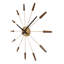 Plug-Inn, 23-Inch, Metallic Spoke Wall Clock-99460725