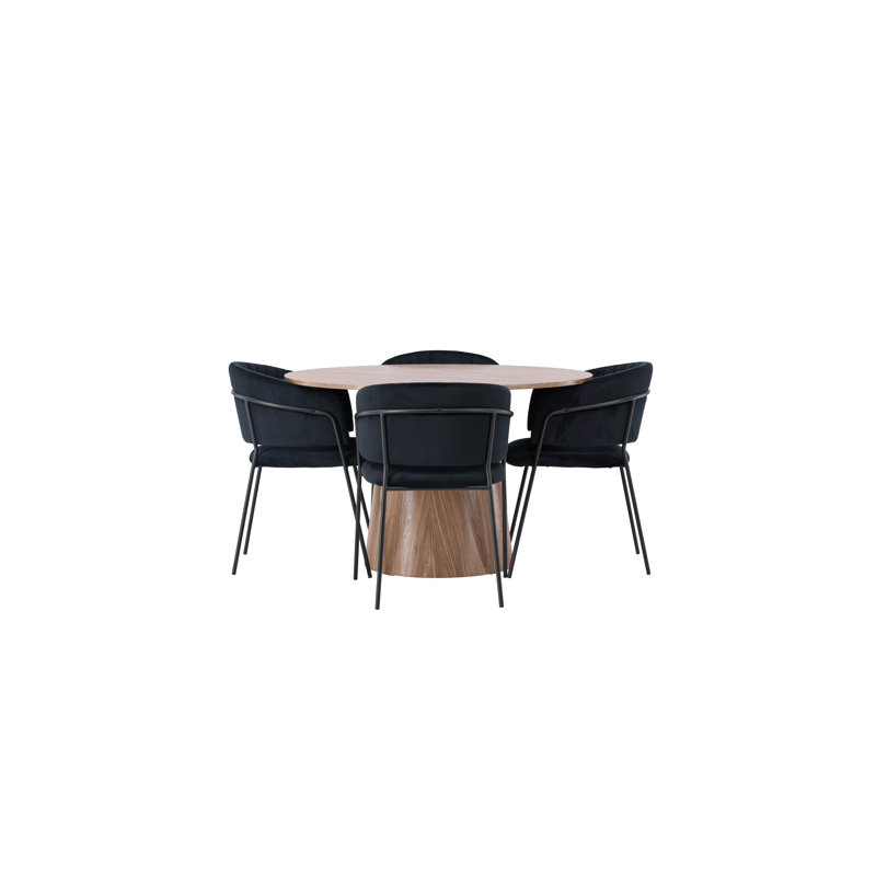 Francisco 4 - Person Dining Set, Beige