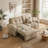 77'' Wide Convertible Sofa with Adjustable Back-1538329107