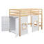 Lit mezzanine avec rangement intégré 58,5 po-94422853
