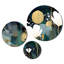 White Teal Plants In Chaos II Plants & Flowers Wall Decor on Metal