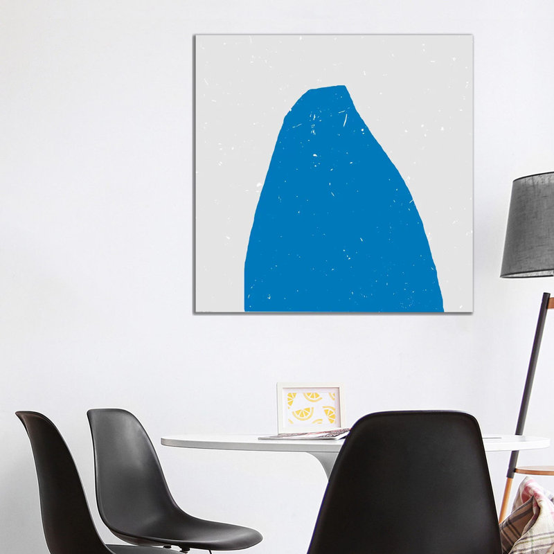 Blue Vessel by Art Mirano - Wrapped Canvas Minimalistic, 93.98cm H x 93.98cm W x 1.91cm D