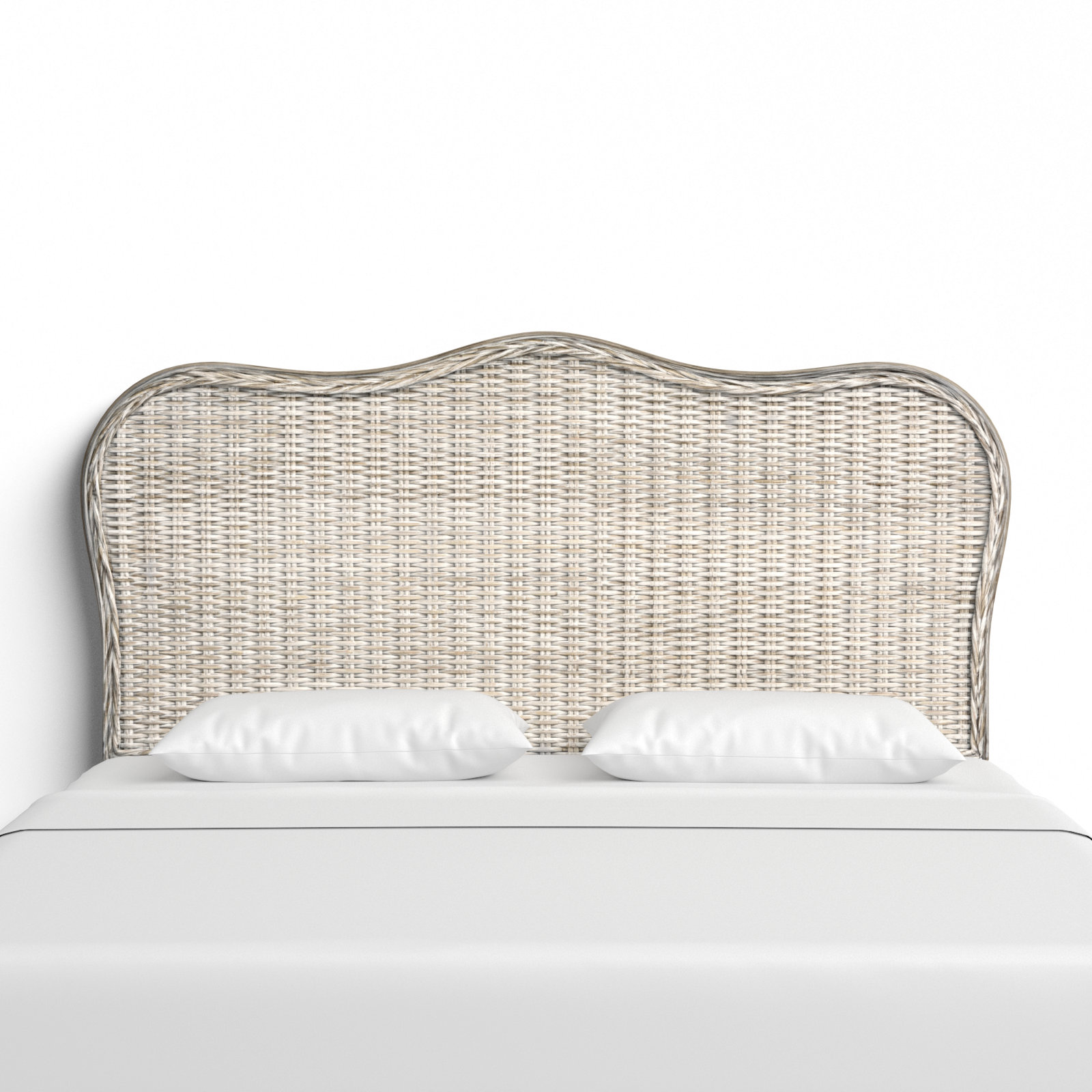 Litchford Headboard, King, White Washed