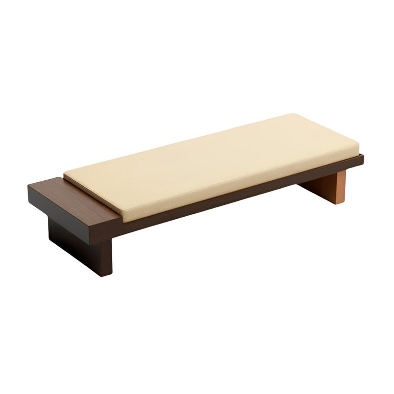Banc rembourré en mélange de polyester Teara, H 16,53 po x l 70,86 po x P 21,65 po