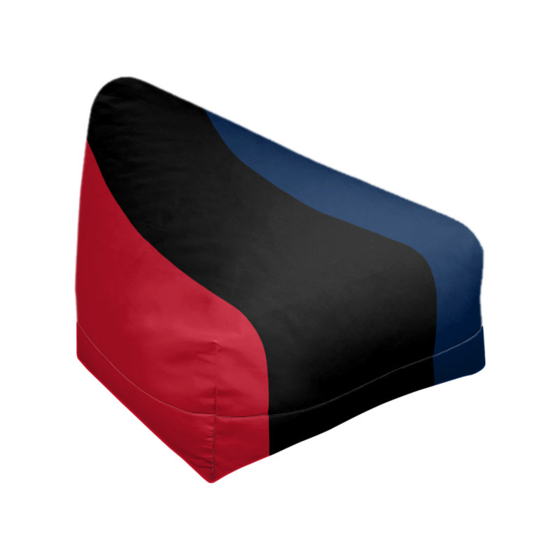 Sac de pois classique, H 30 po x l 27 po x P 27 po, Rouge vif / noir / bleu Oxford