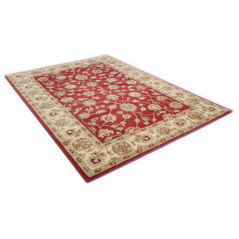 Handmade Giguere Wool Rug, Rectangular 70 x 140 cm