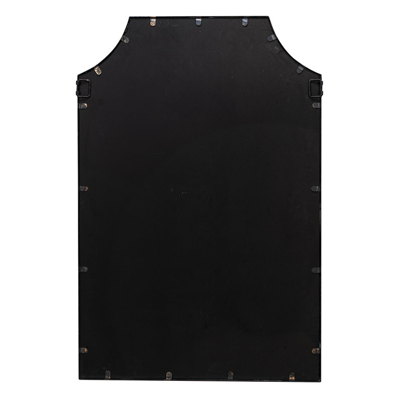 Simone Arch Metal Mirror, Black