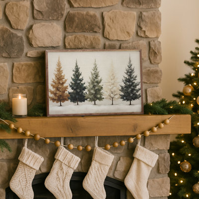 Colored Pine Trees