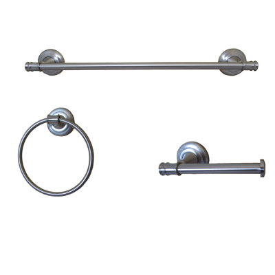 Edgerton 3 - Piece Bathroom Hardware Set