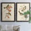 Oiseau de riz Wandering - ensemble de 2 reproductions d'art sur toiles-237908222-237908221