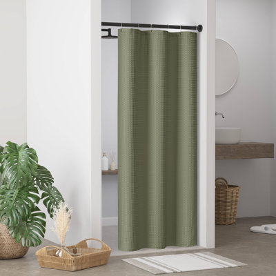 Arbor Waffle Shower Curtain