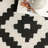 Decca Geometric Handmade Tufted Wool Black/Cream Area Rug-853204267
