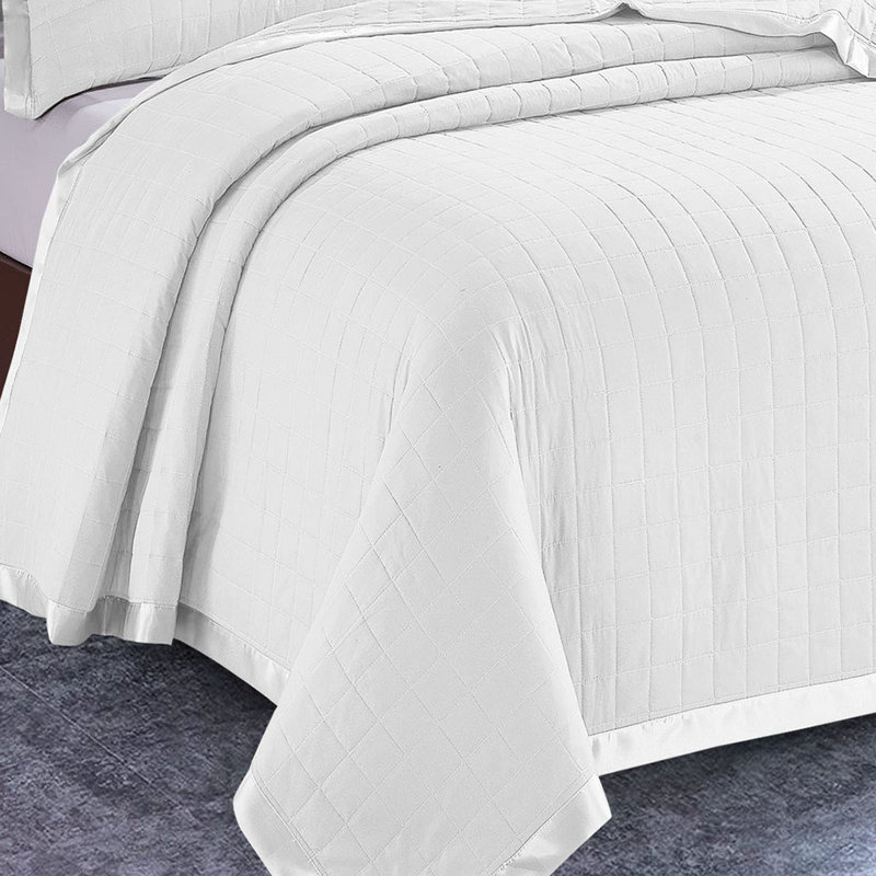 Gaila Bedspread, 240 W x 250 cm, White