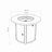 30" Propane Gas Fire Pit Table, 50000 BTU Round Steel Fire Pit For Outside Patio Deck Garden Courtyard