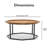 Finch Grayson Wood and Metal Coffee Table