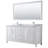 Daria 72'' Double Bathroom Vanity with Carrara Marble Top-97900761-97900768-97900763
