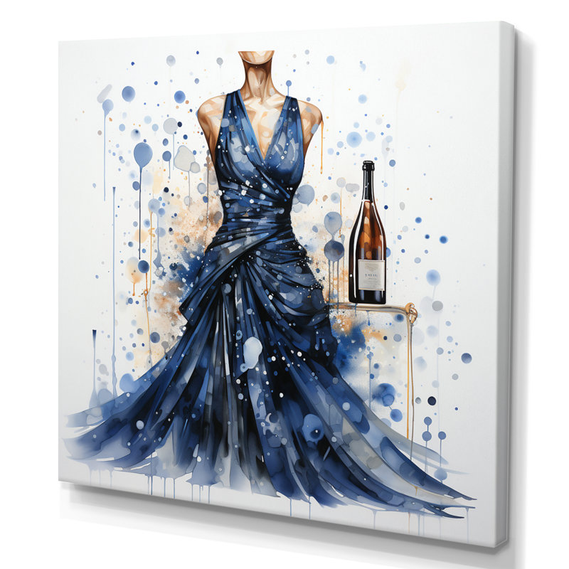 Fashion Fashion Delight Pointillism II - imprimé, H 30 po x l 30 po, Toile tendue