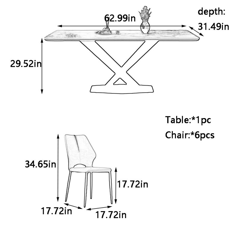 Godbout, 29.52"H x 62.99"L x 31.49"W