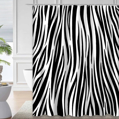 Rideau de douche Zebra