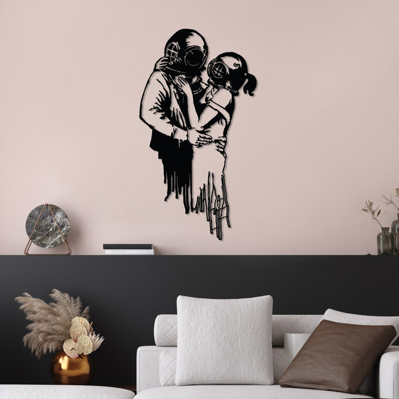 Accessoire mural décoratif en métal