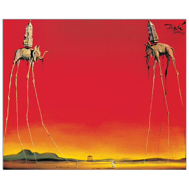 Salvador Dali - No Frame Print on Wood