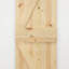 Single Bi-Folding System Solid Pine Barn Door-118106278