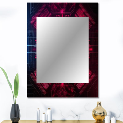 Third Eye Chakra Mystical Circle - Traditional Wall Mirror