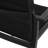 Modern Black Dining Chair - Aluminum, Mesh Seating, , 22" X 23" 33.41 Chair, Weather Resistance, Seat,